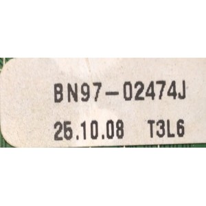 MAIN PARA TV SAMSUNG / NUMERO DE PARTE BN96-09058A / BN41-00975C / BN9609058A / 09058A / BN97-02474J / PANEL LTF460HE02-203 / MODELO LN46A630M1FXZA